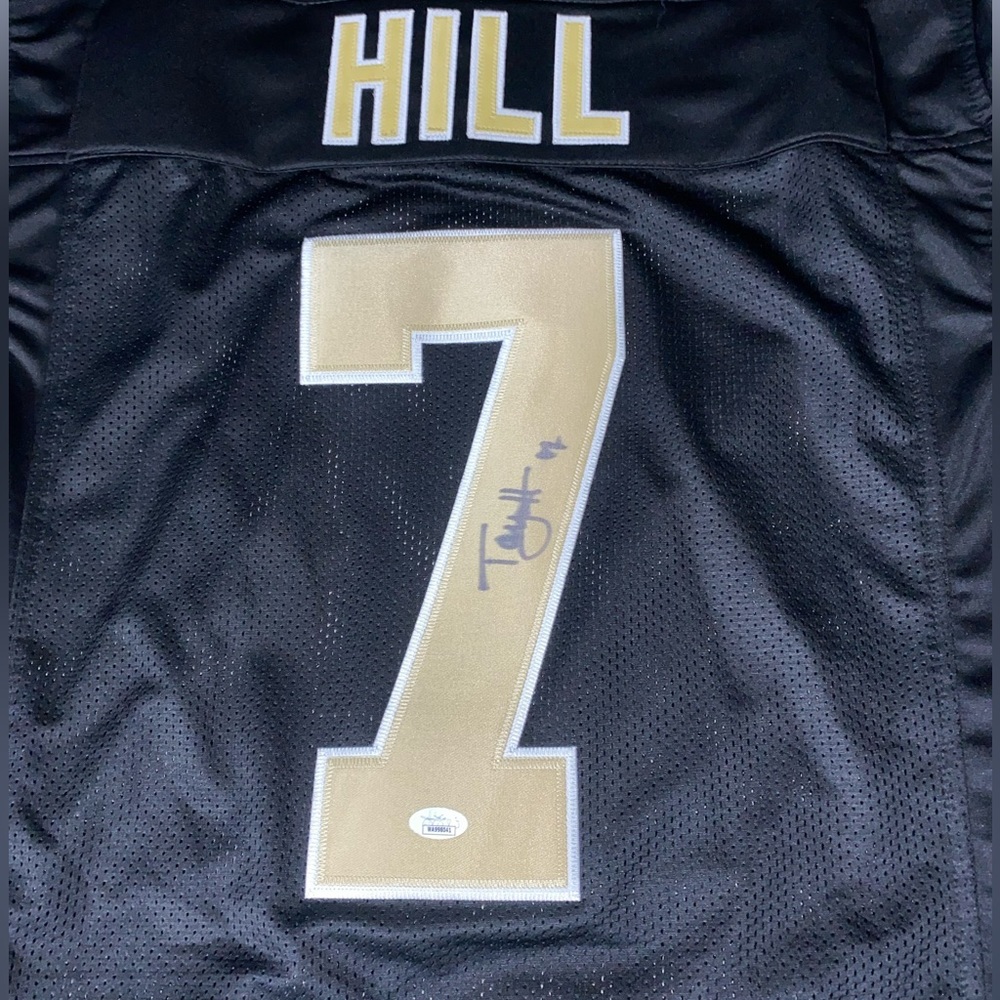 New Orleans Saints Taysom Hill Sogned Custom Jersey